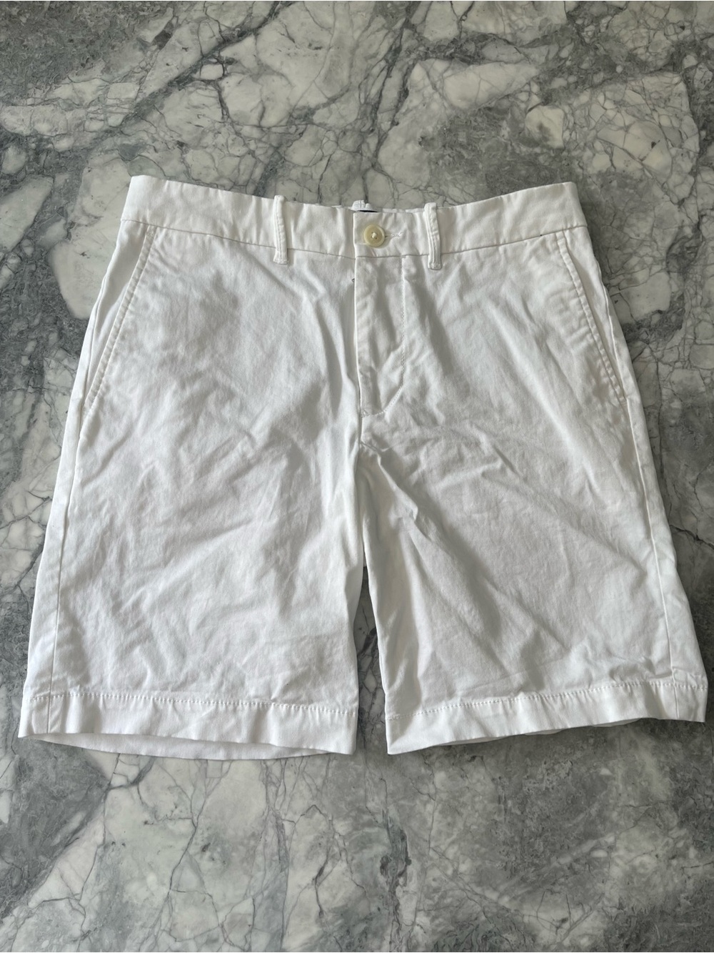 Original Penguin White Flat Front Men's Shorts slim fit US 29